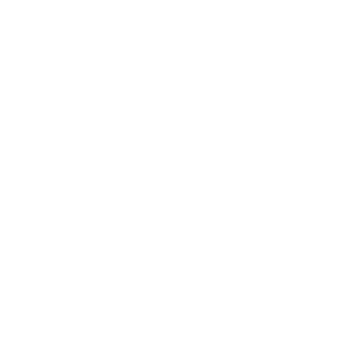 Outlined smiling teeth icon with sparkles